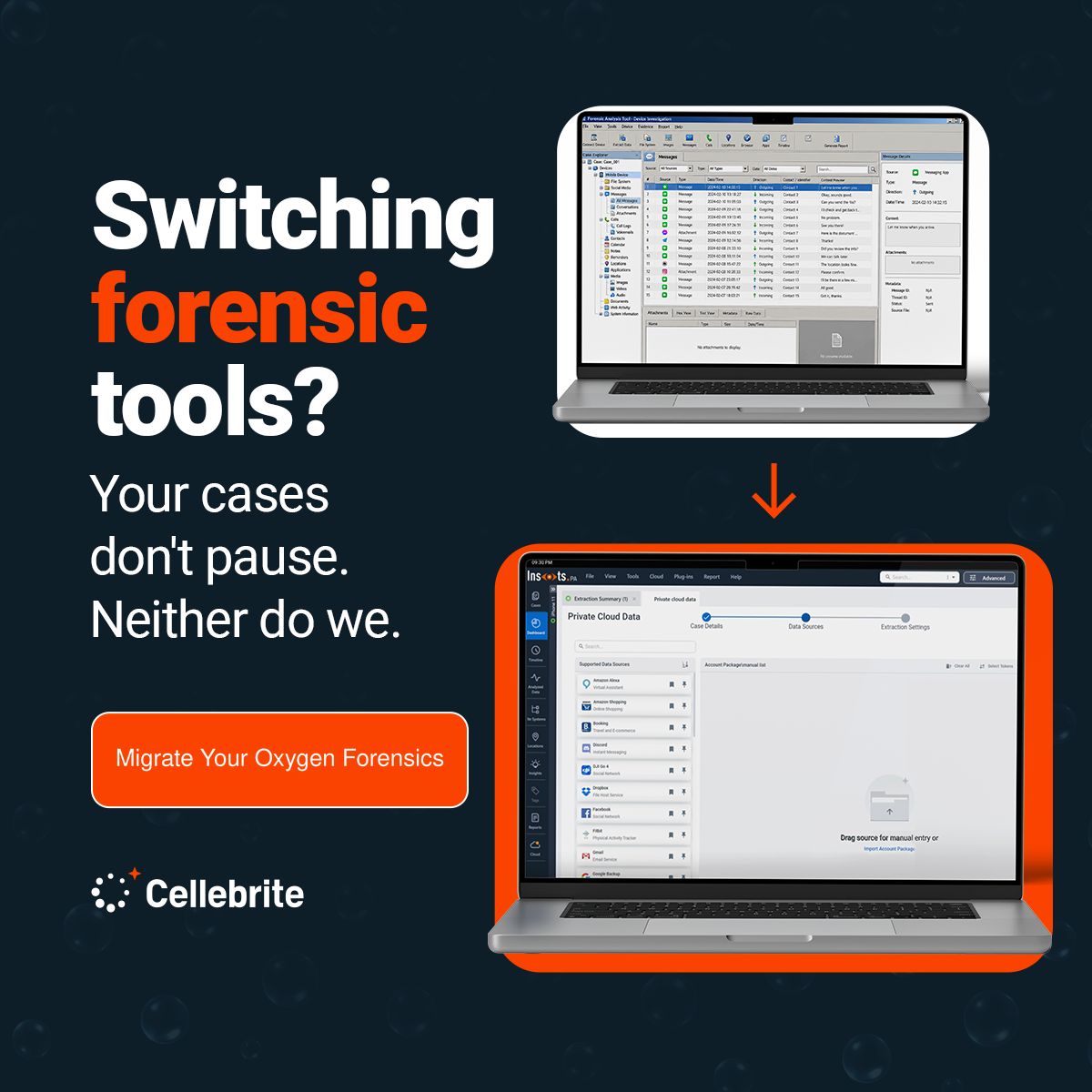Cellebrite ad