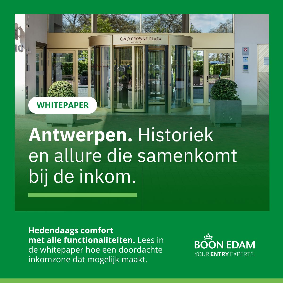 Boon Edam Belux ad