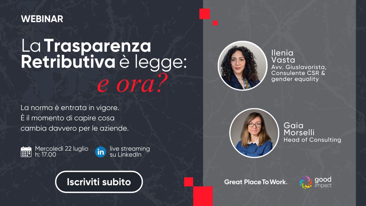 Great Place to Work® Italia ad