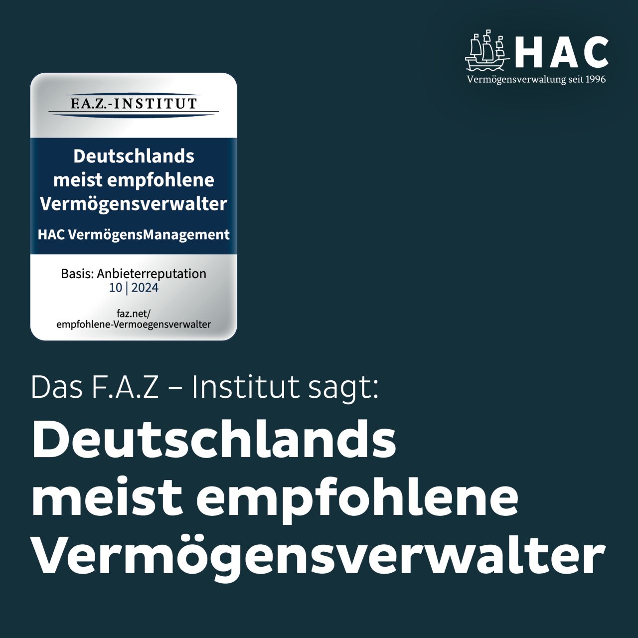 HAC VermögensManagement AG ad