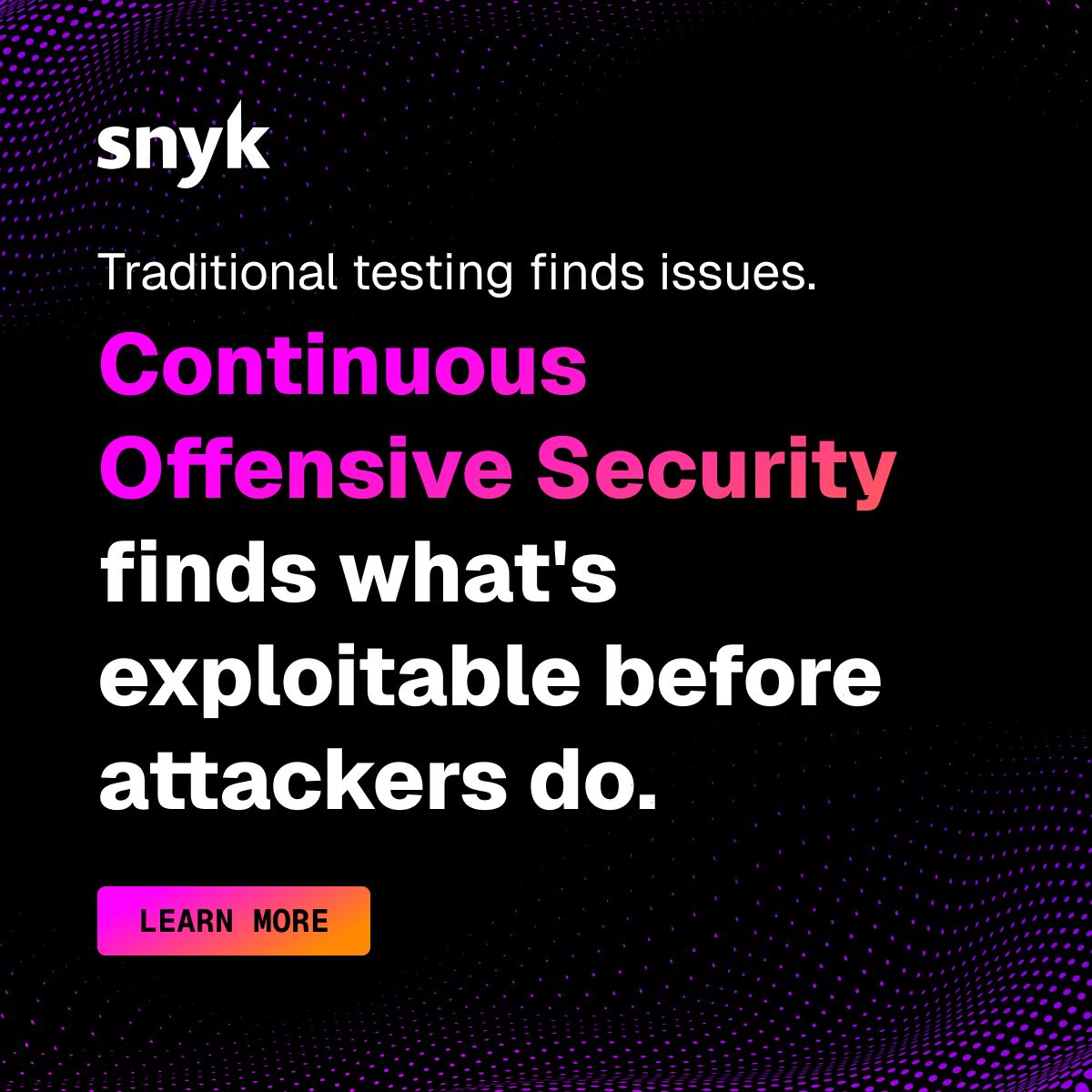 Snyk ad