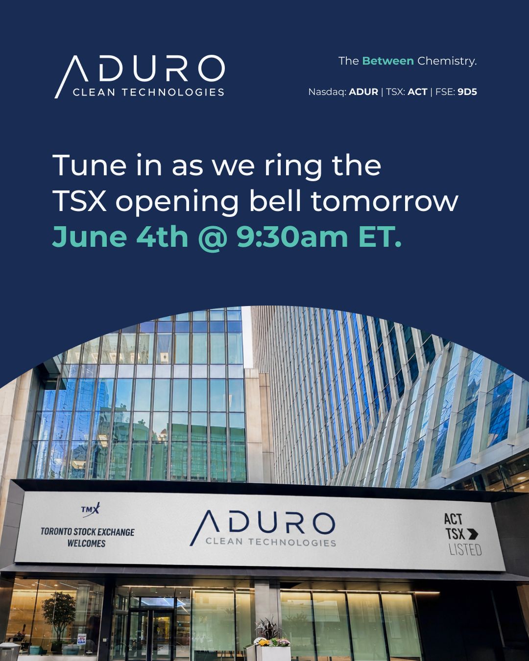Aduro Clean Technologies Inc. ad