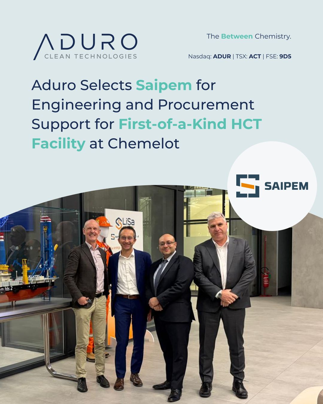 Aduro Clean Technologies Inc. ad