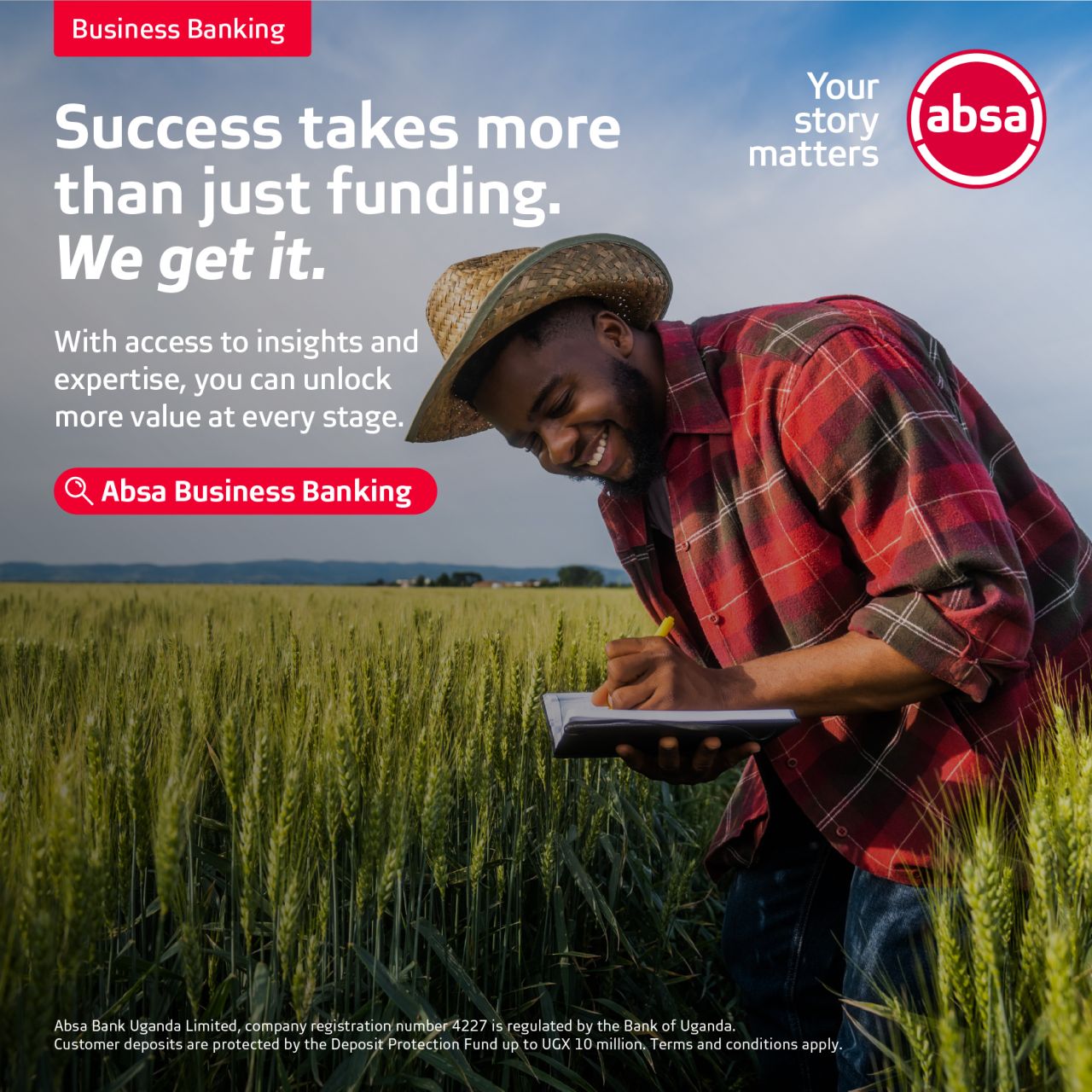 Absa Bank Uganda ad