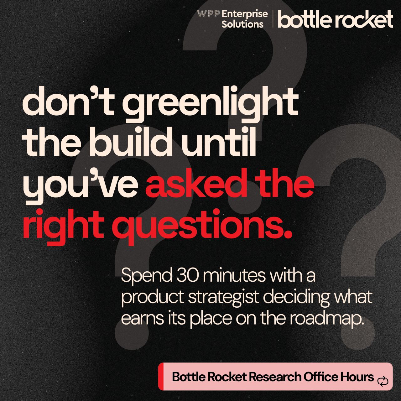 Bottle Rocket ad