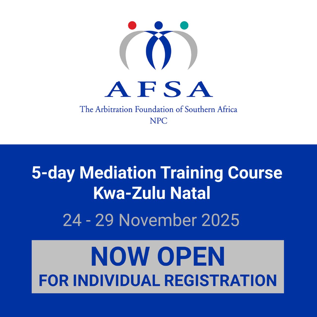 Arbitration Foundation of Southern Africa (AFSA) ad