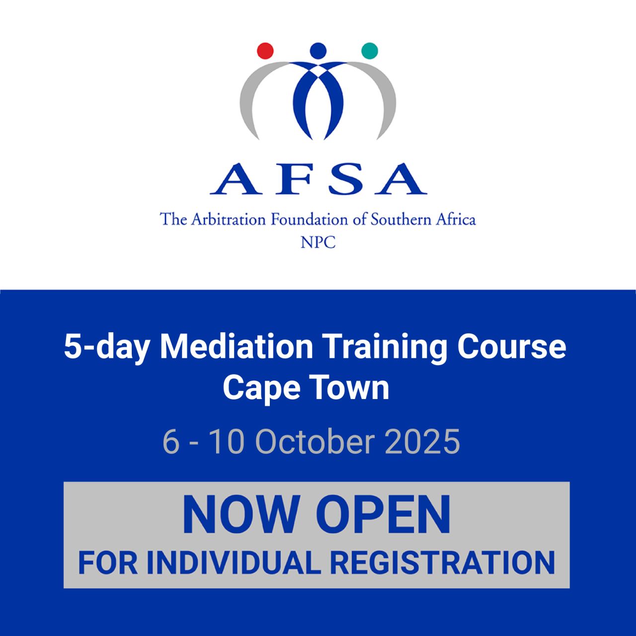 Arbitration Foundation of Southern Africa (AFSA) ad