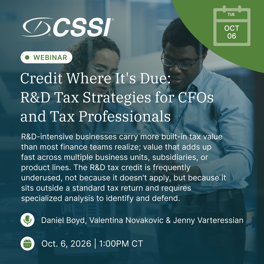CSSI Services ad