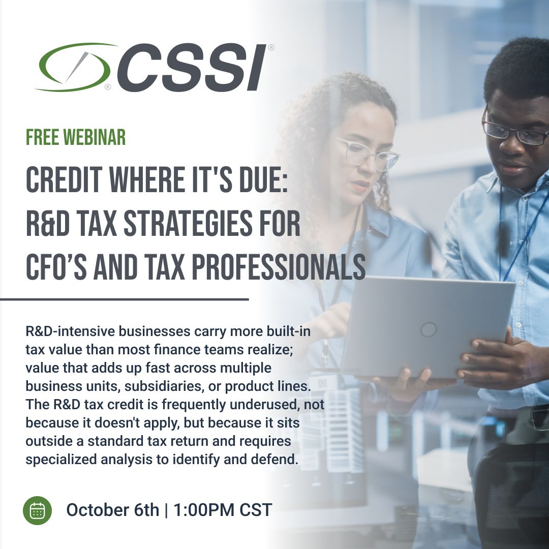 CSSI Services ad