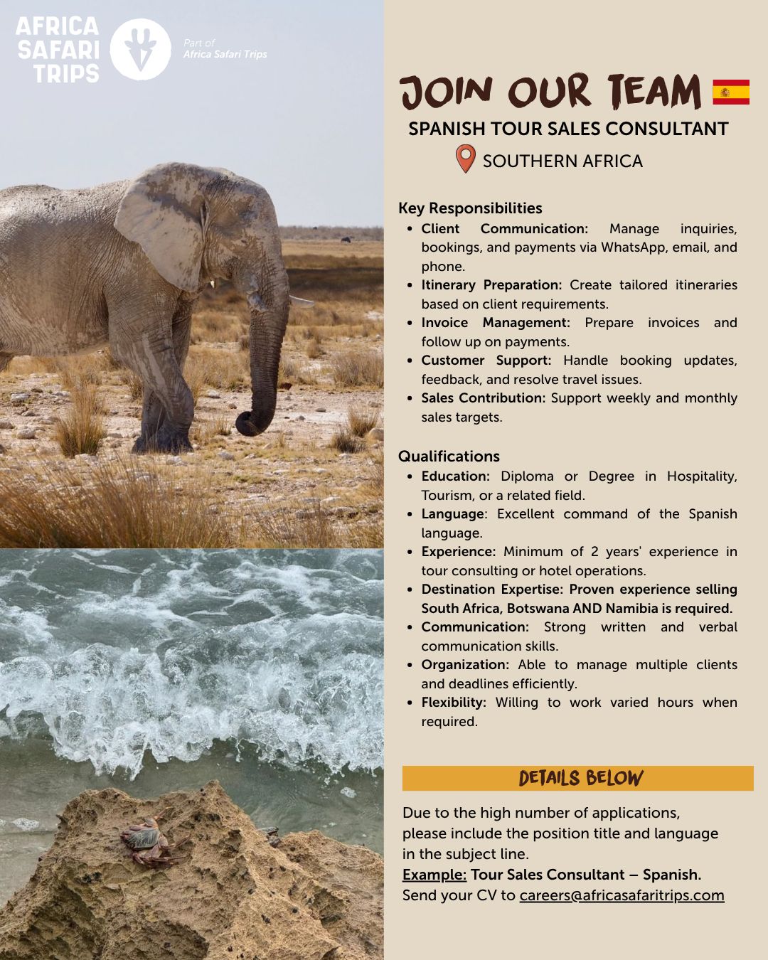 Africa Safari Trips ad