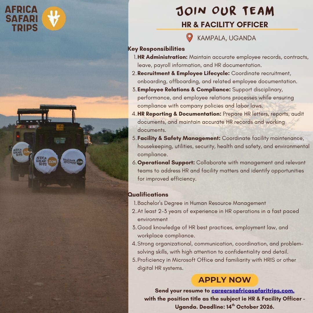Africa Safari Trips ad