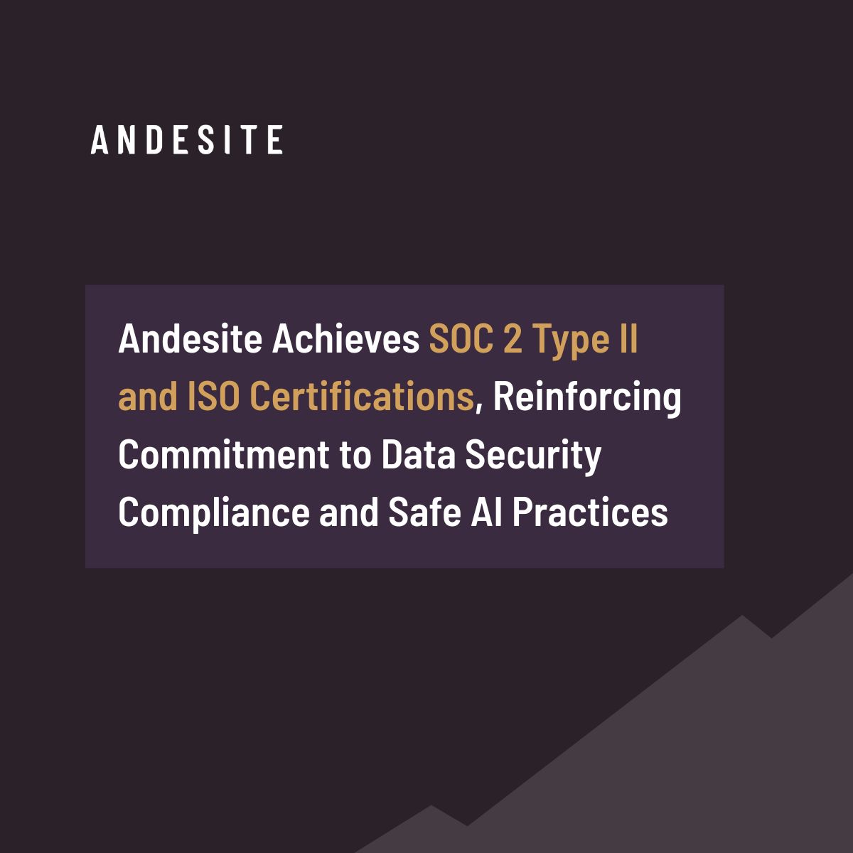 Andesite AI ad