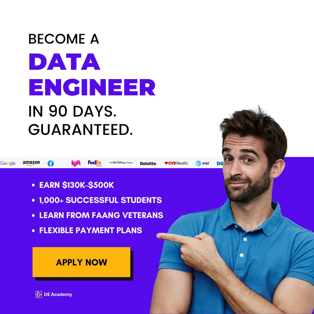 Data Engineer Academy ad