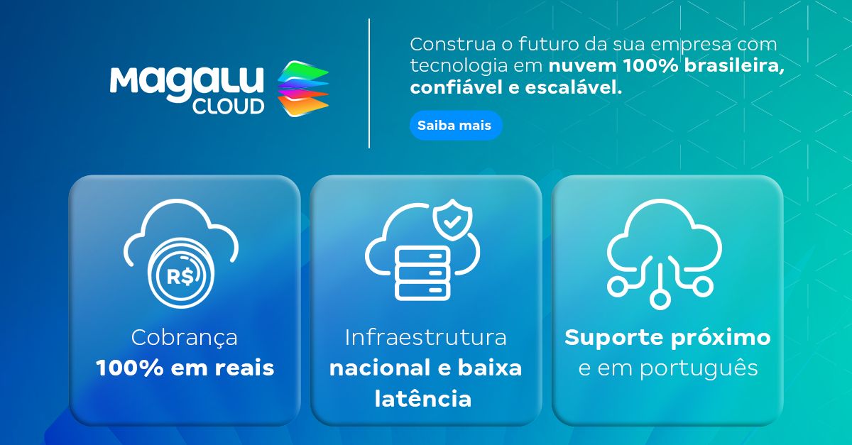 Magalu Cloud ad