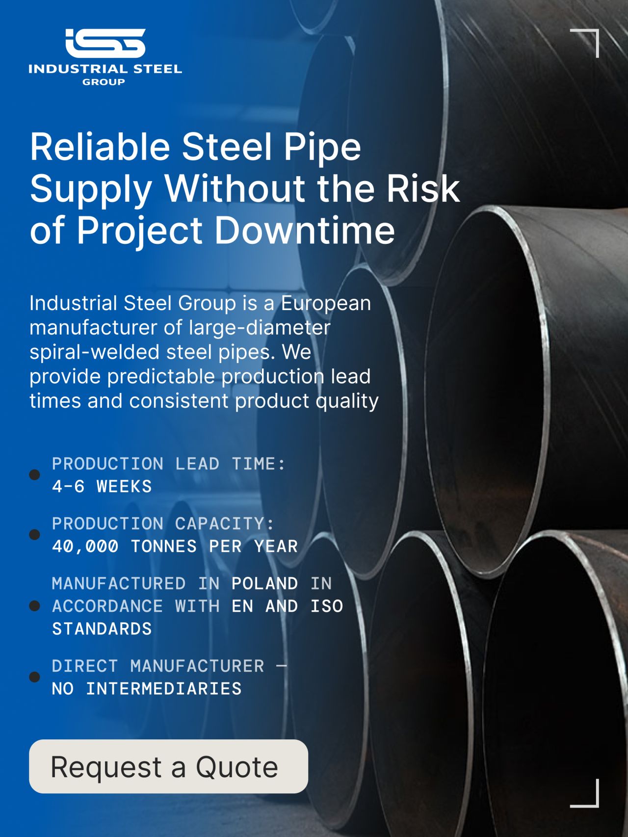 Industrial Steel Group Poland ad