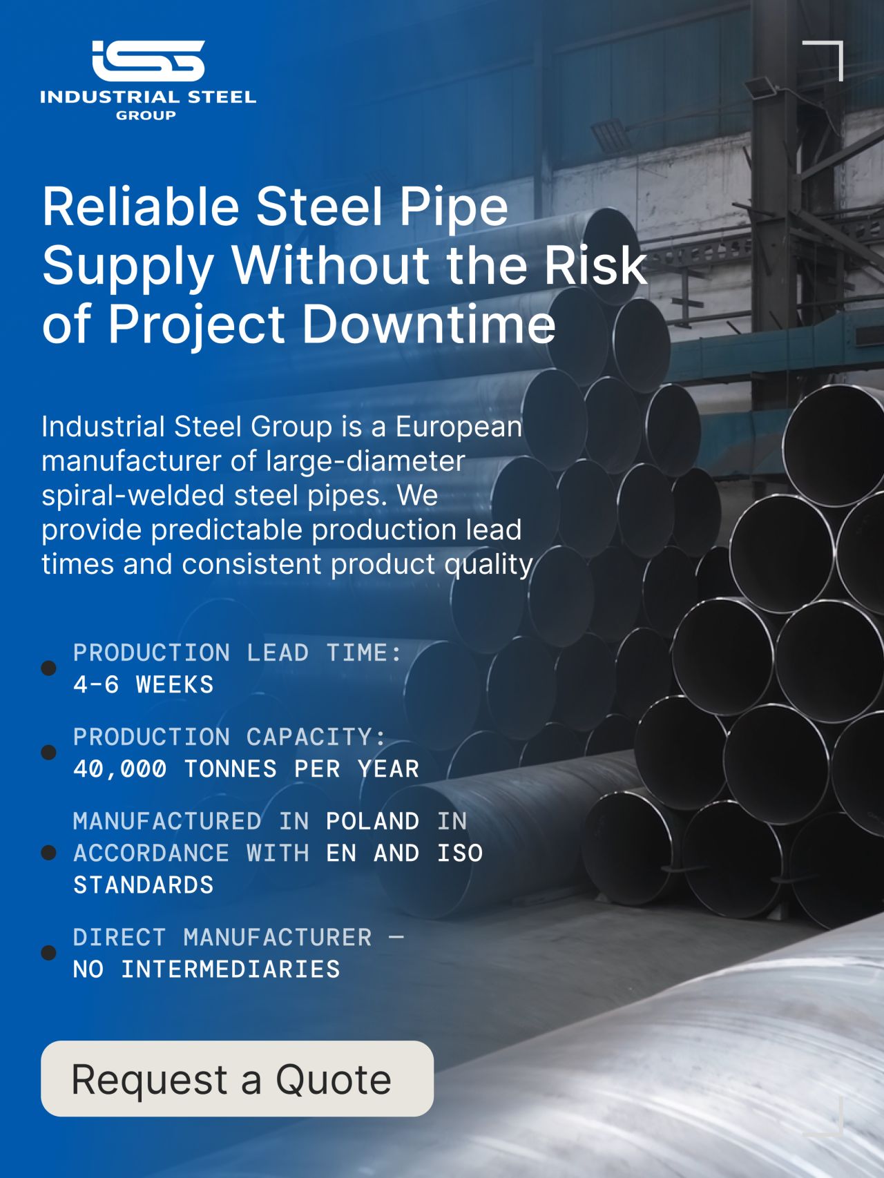 Industrial Steel Group Poland ad