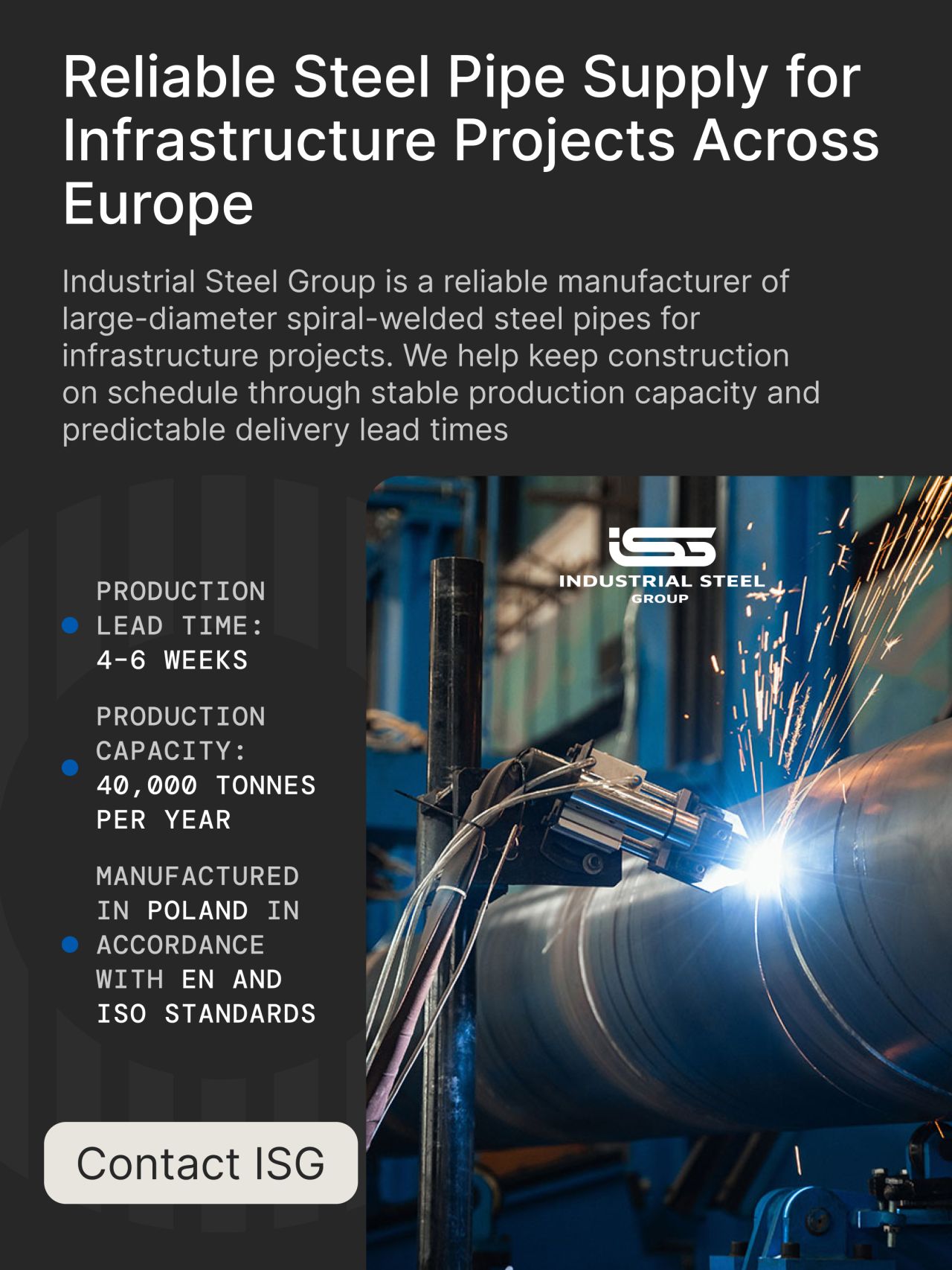 Industrial Steel Group Poland ad