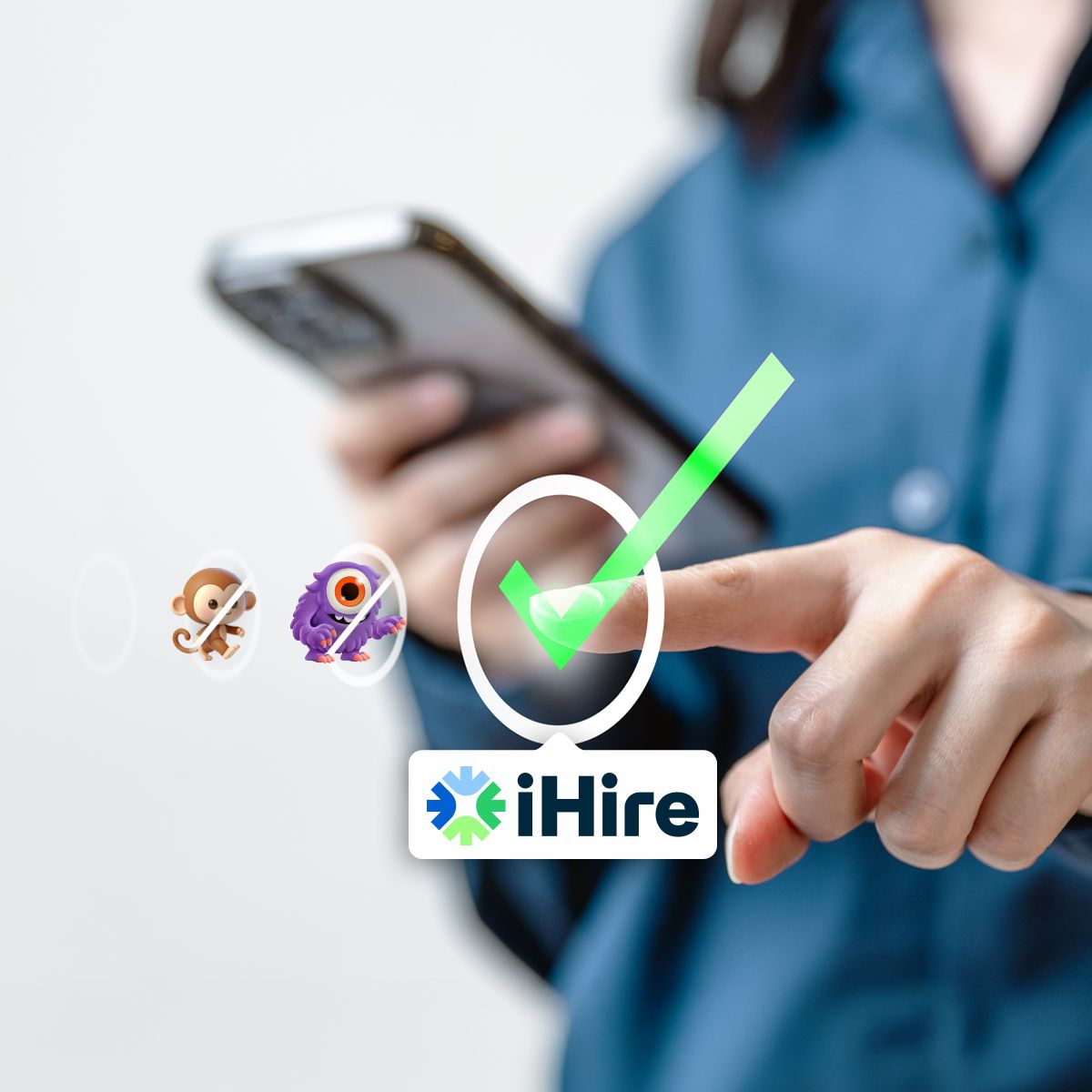 iHire ad