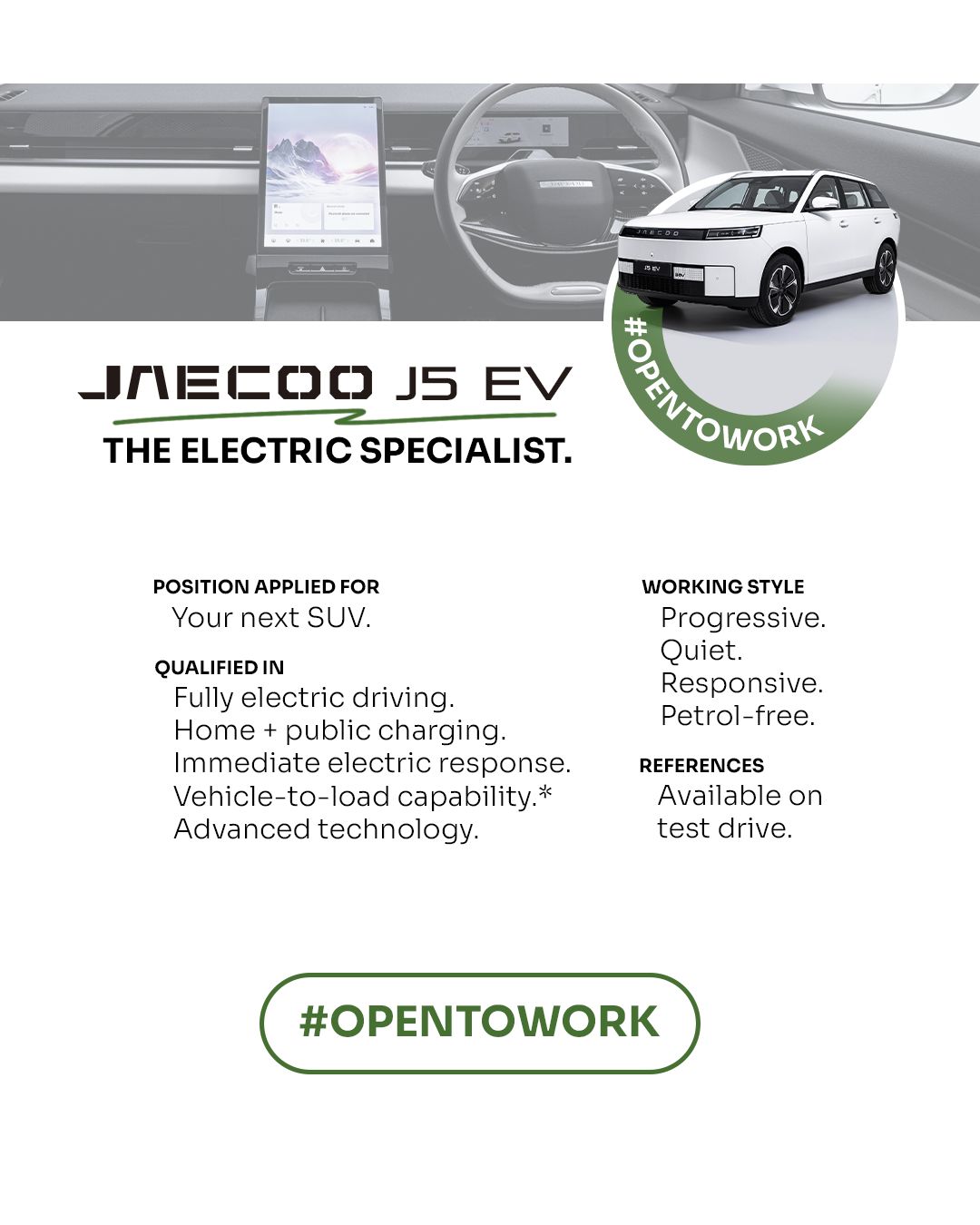 JAECOO South Africa ad