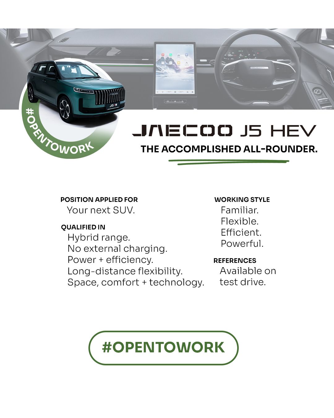 JAECOO South Africa ad
