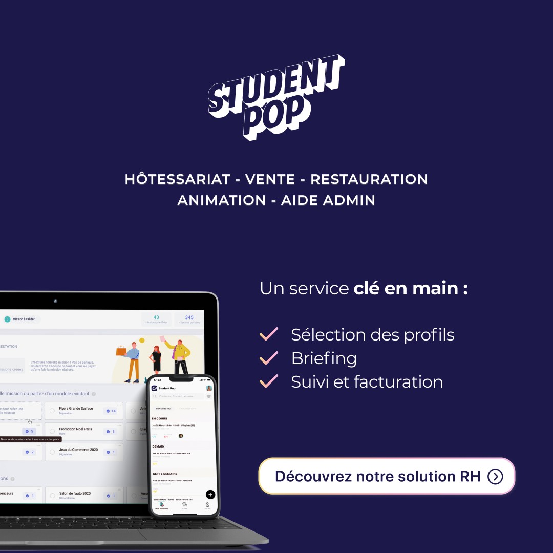 Student Pop ad