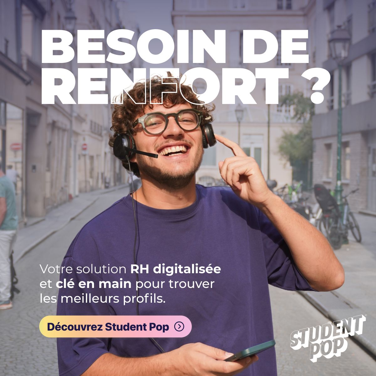 Student Pop ad
