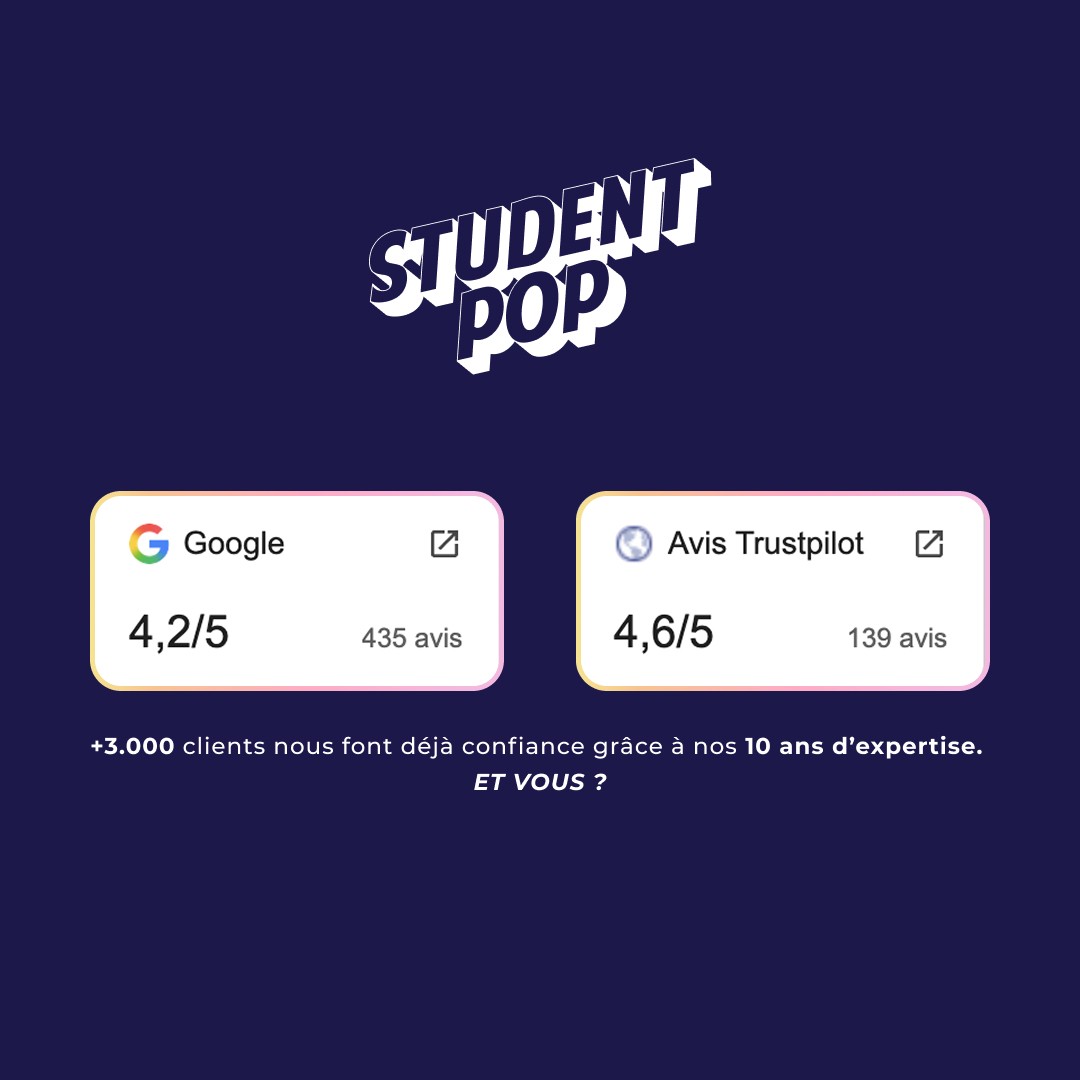 Student Pop ad