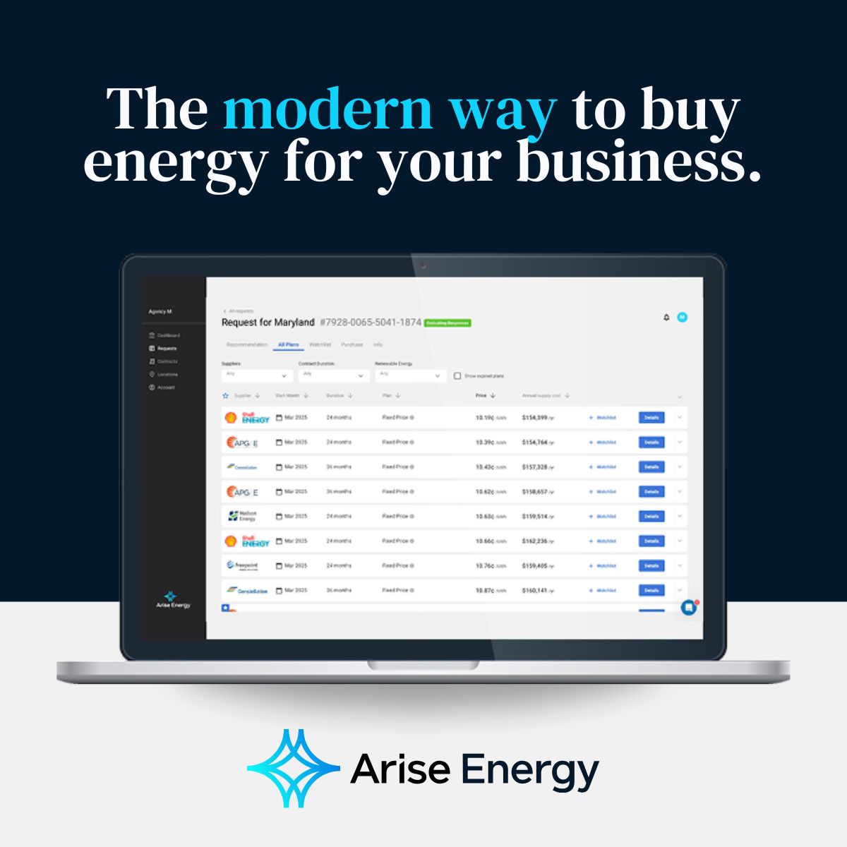Arise Energy ad