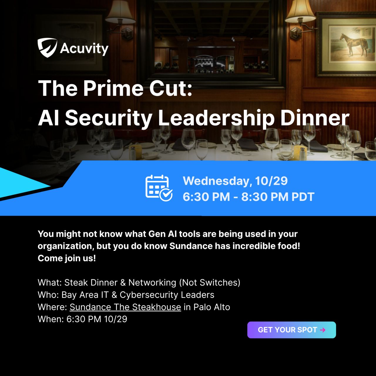 Acuvity (acquired by Proofpoint) ad