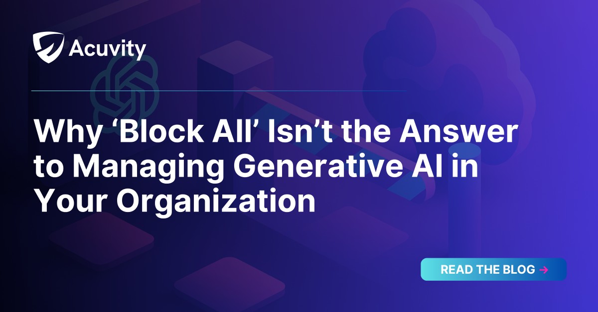 Acuvity (acquired by Proofpoint) ad