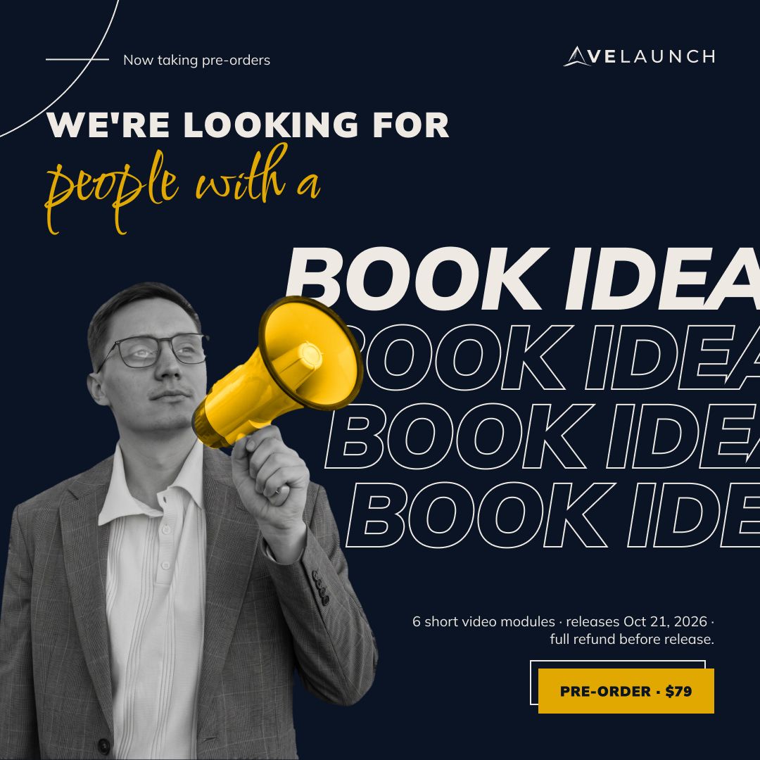 AVELaunch Books ad
