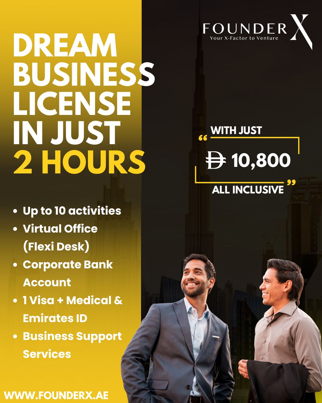 FounderX ad