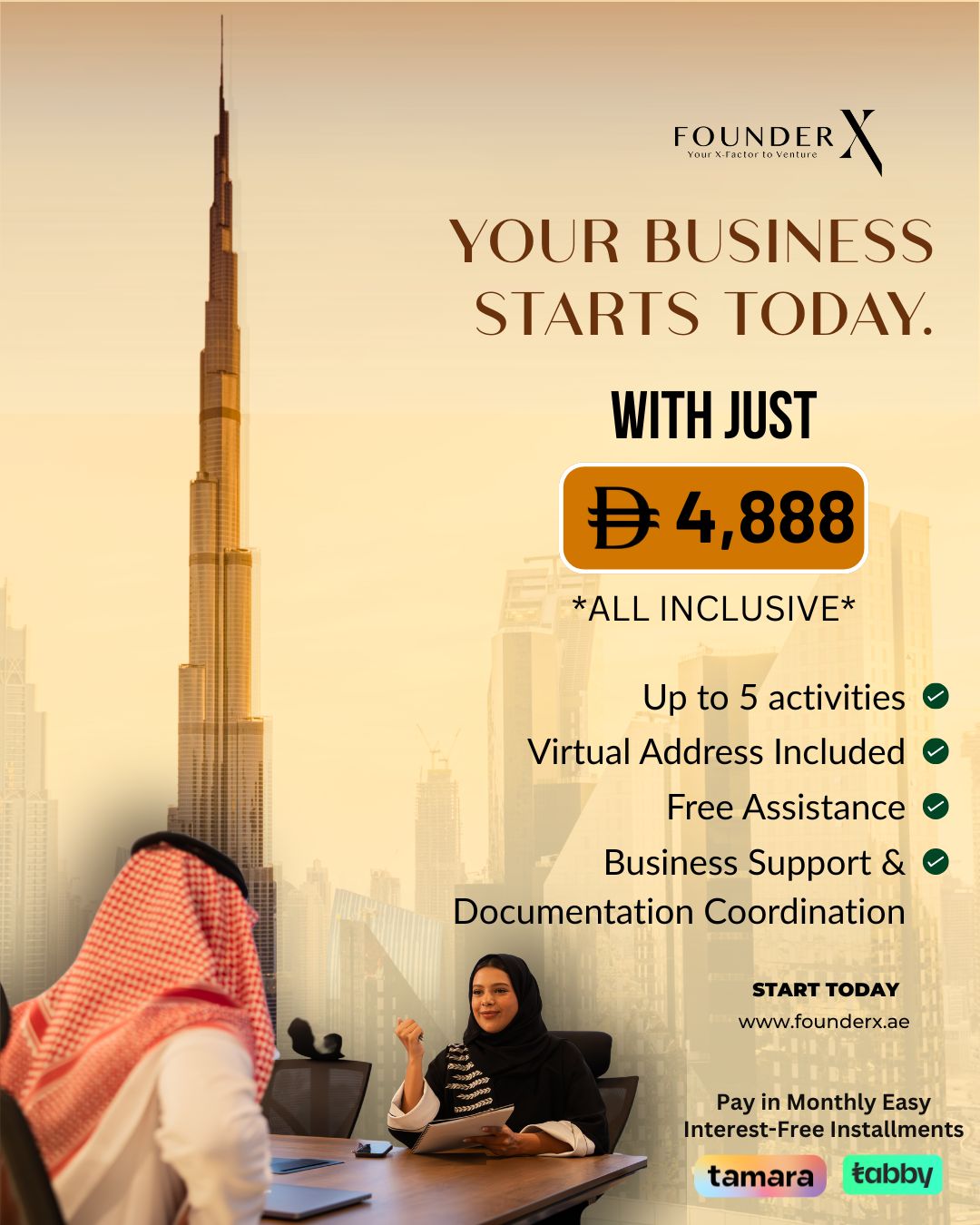 FounderX ad
