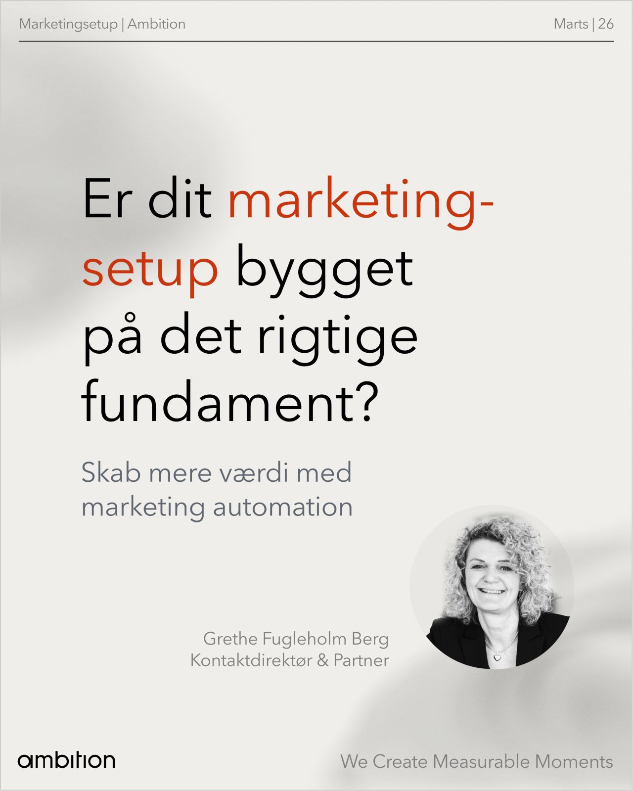 Ambition ad