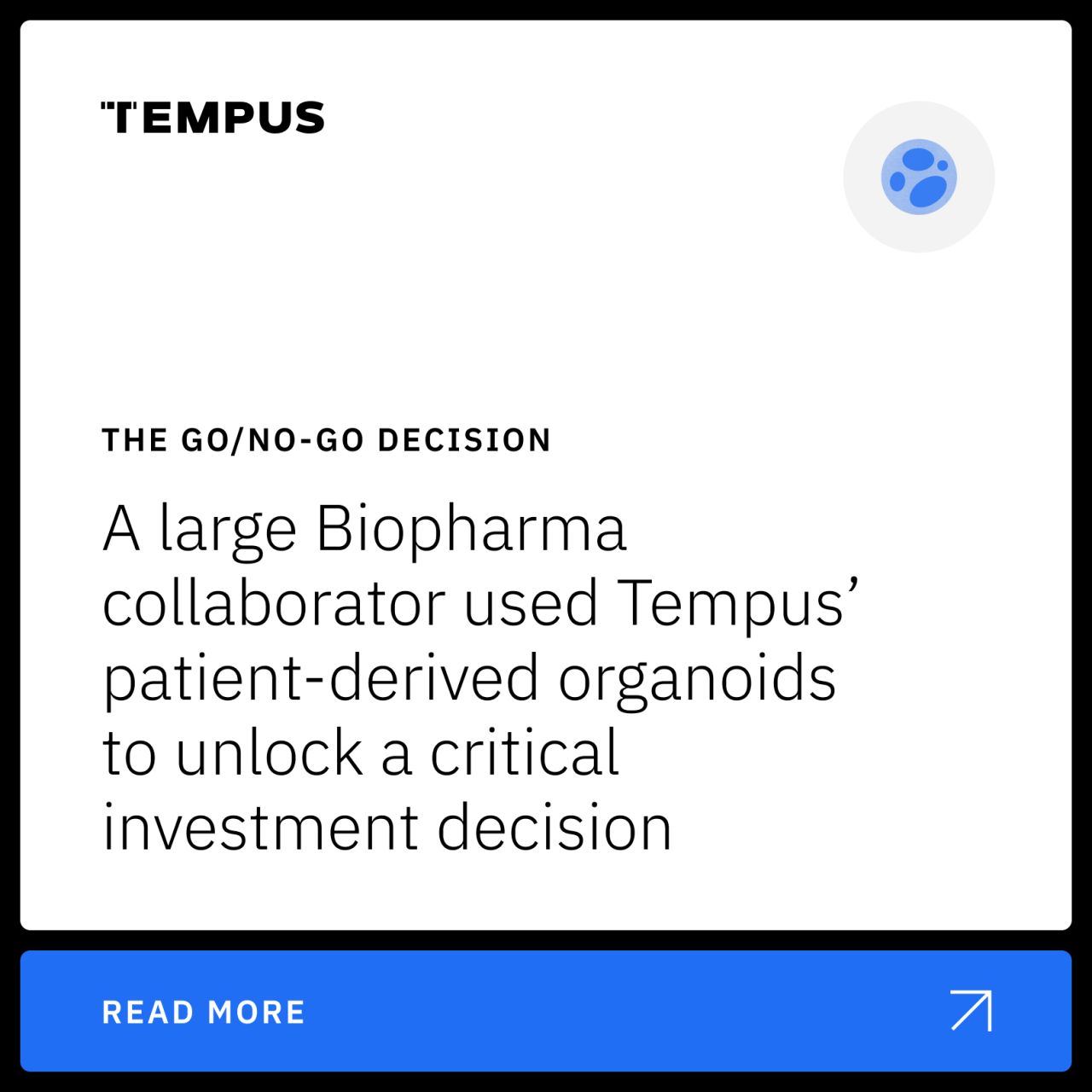 Tempus AI ad