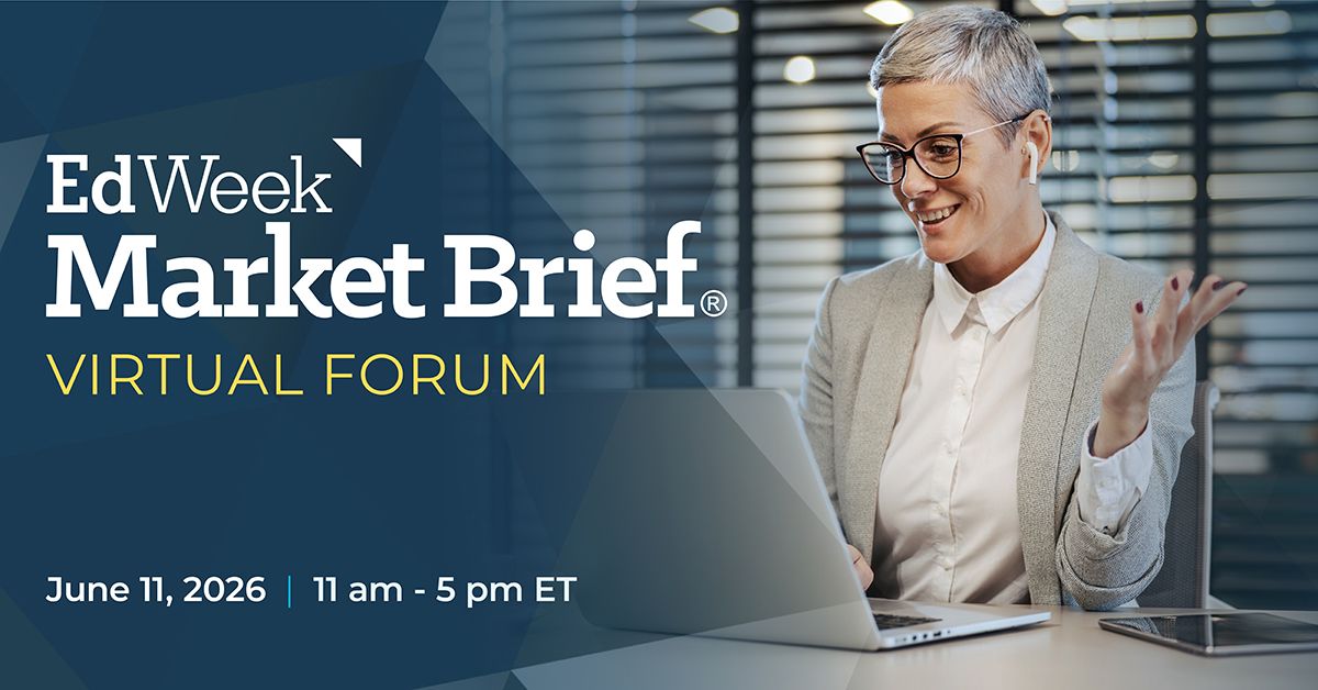 EdWeek Market Brief ad
