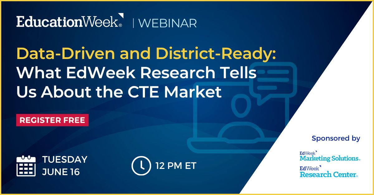 EdWeek Market Brief ad