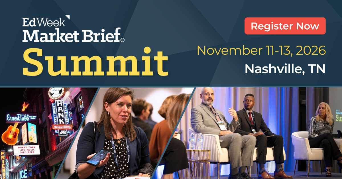 EdWeek Market Brief ad