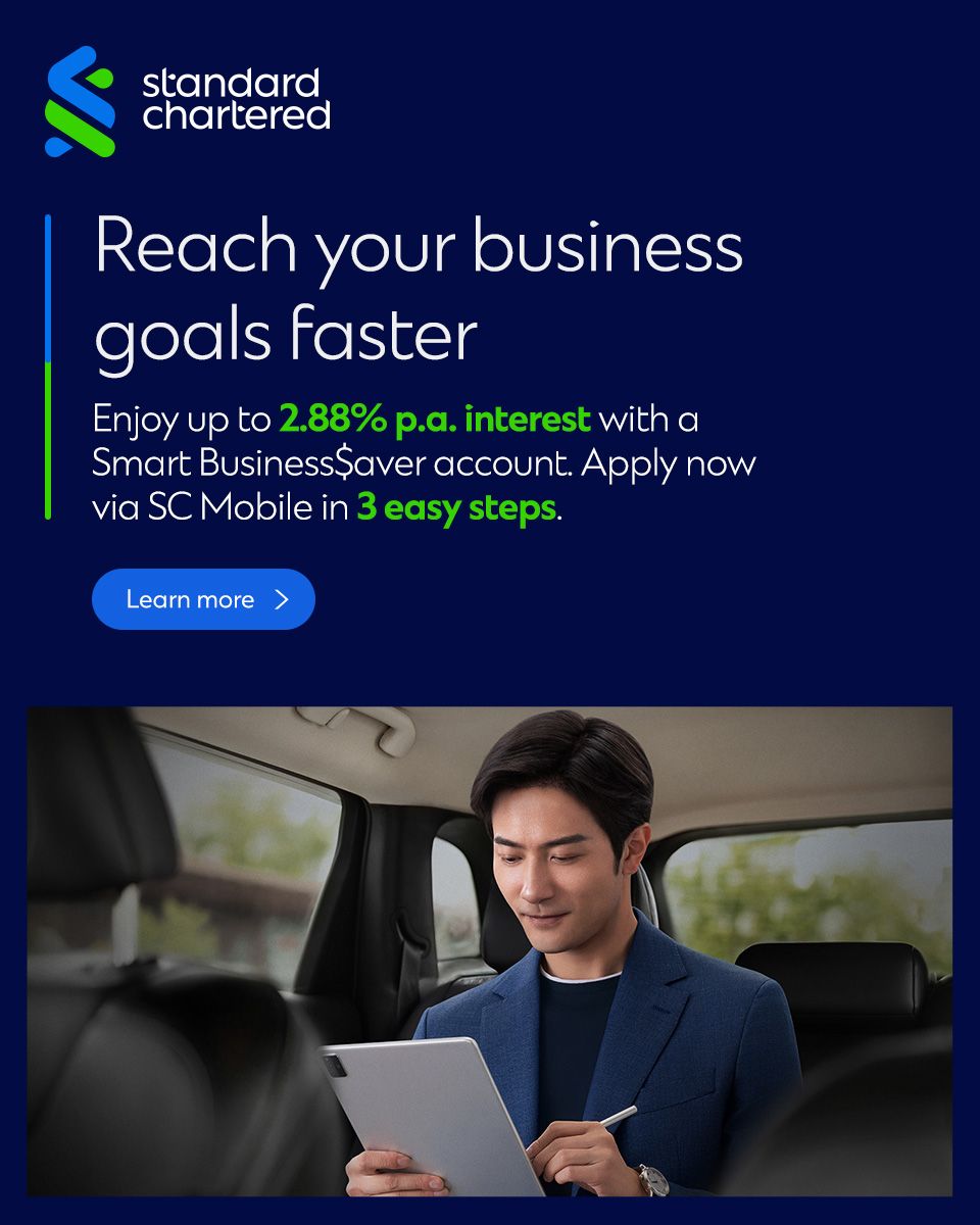 Standard Chartered Singapore ad