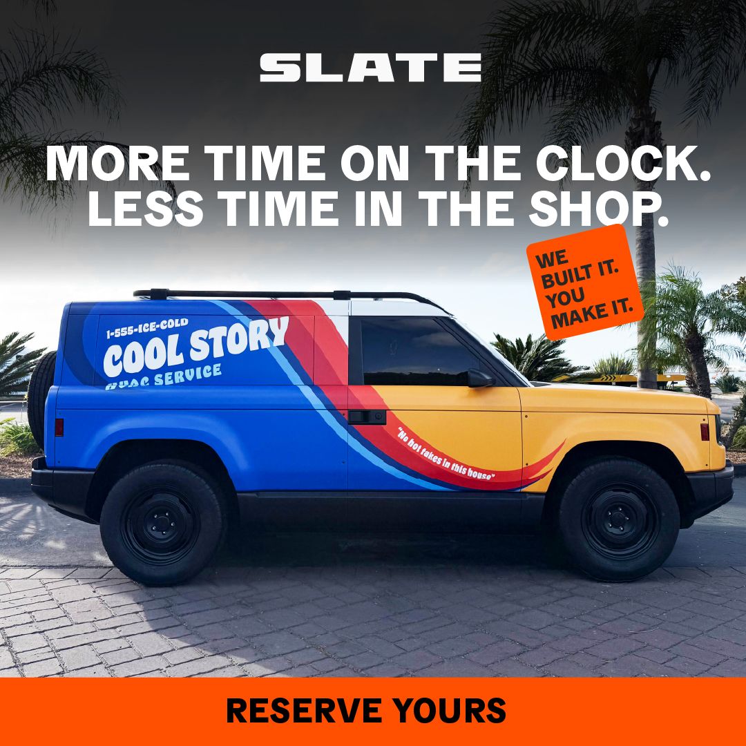 Slate Auto ad