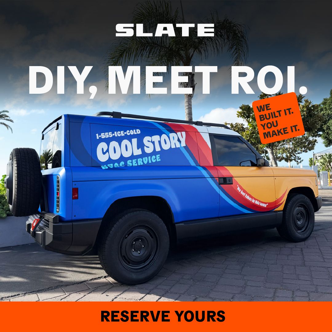 Slate Auto ad
