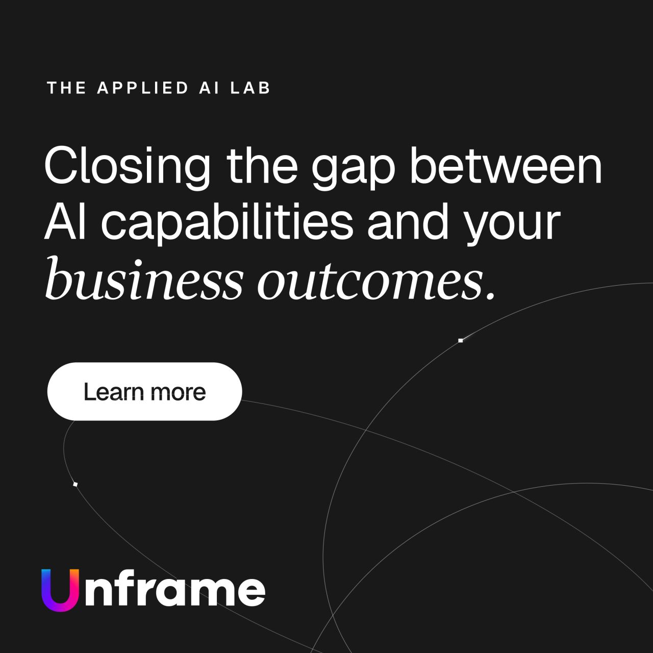 Unframe ad