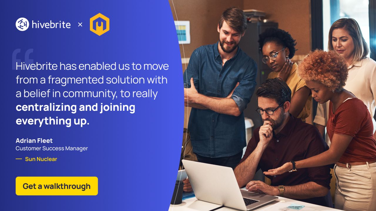 Hivebrite ad