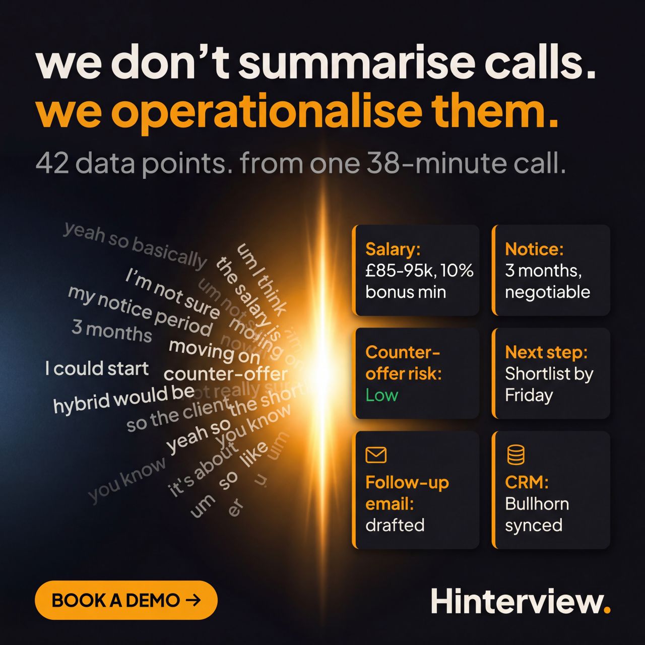 Hinterview ad