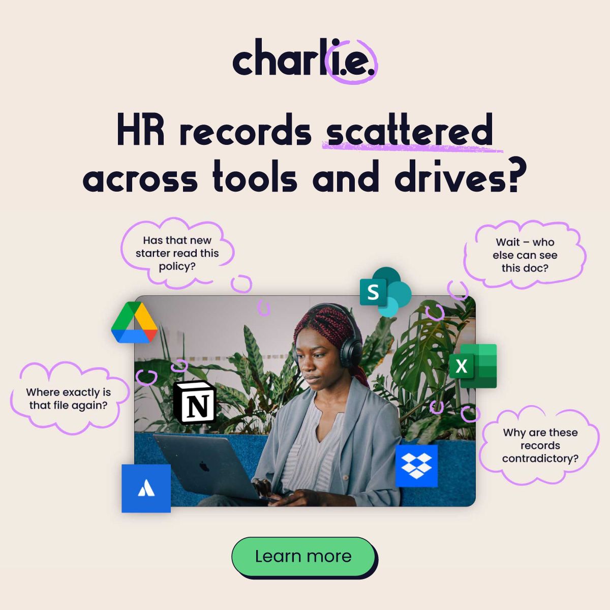CharlieHR ad
