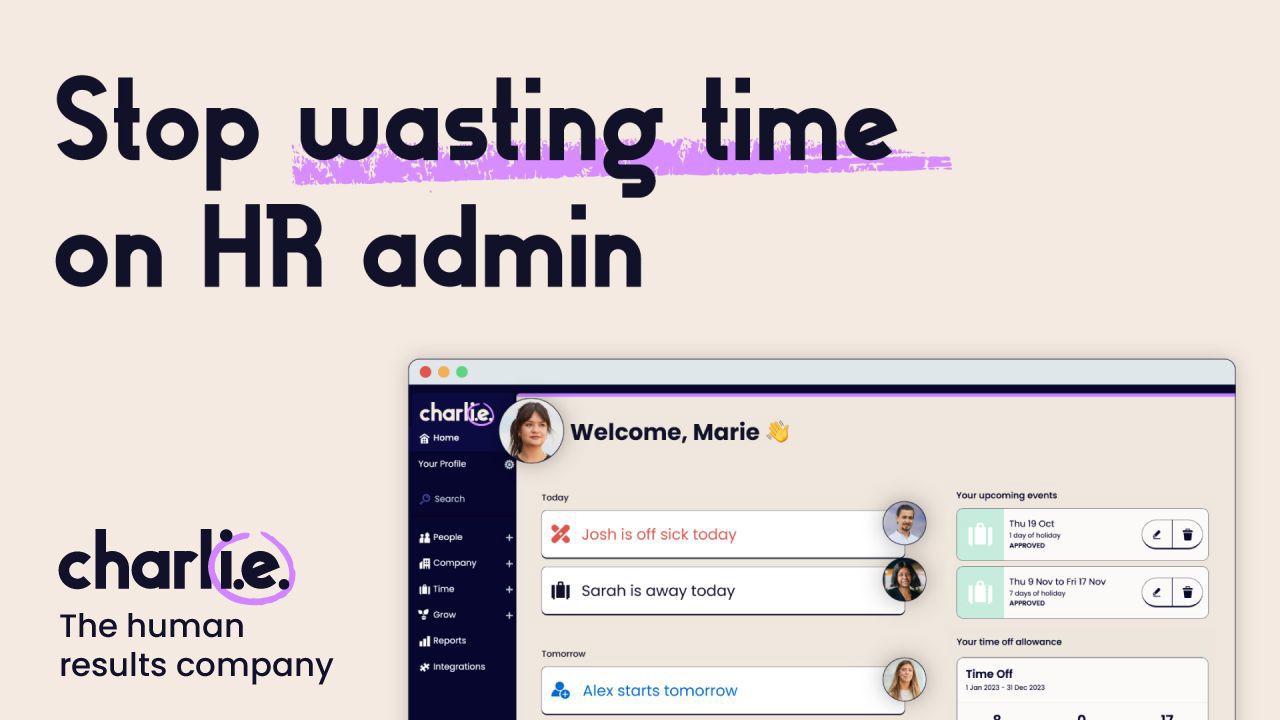 CharlieHR ad