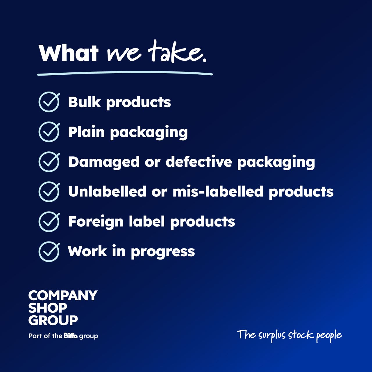 Company Shop Group ad