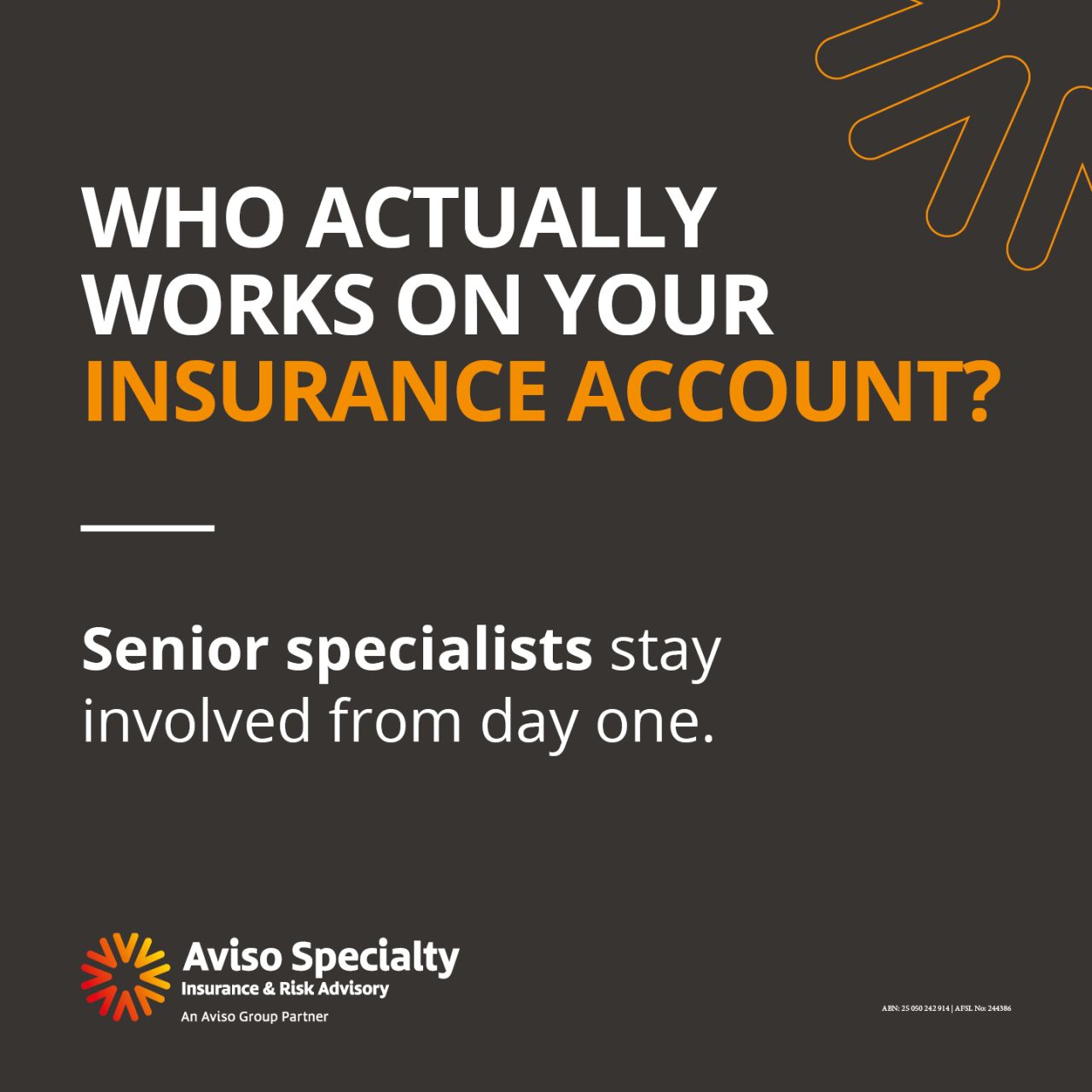 Aviso Specialty ad