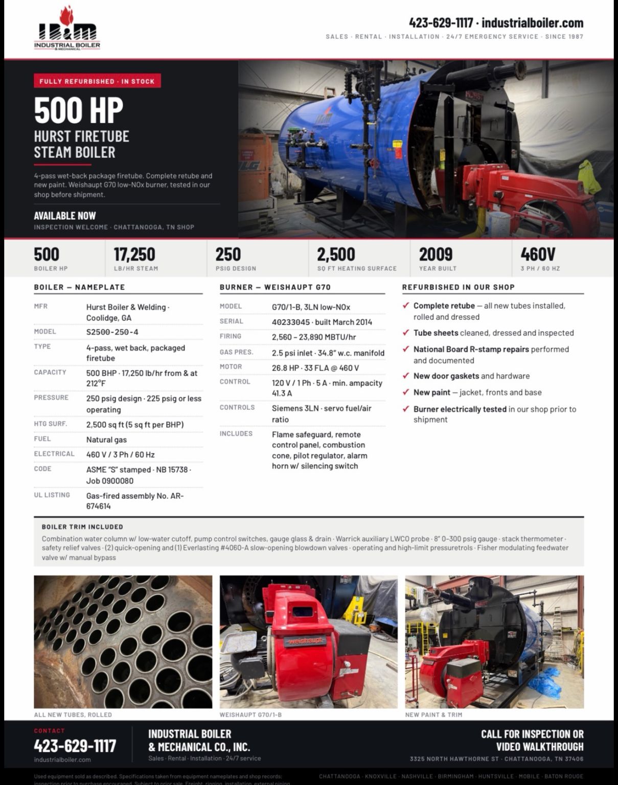 Industrial Boiler & Mechanical ad
