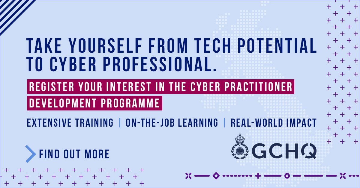 Careers at MI5, MI6 and GCHQ ad